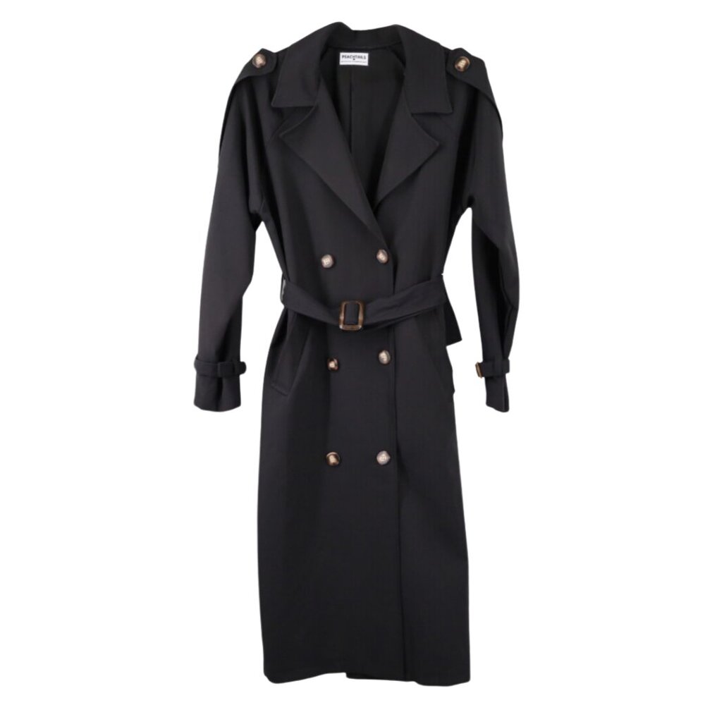 🎀 Onyx Trench Coat - Onesize